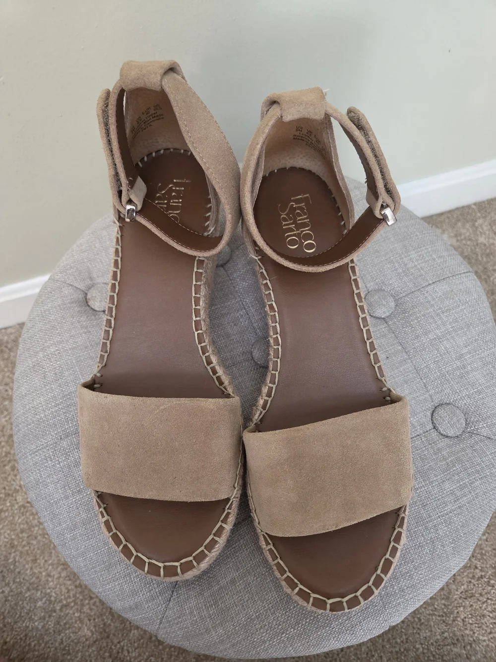 Franco Sarto suede upper